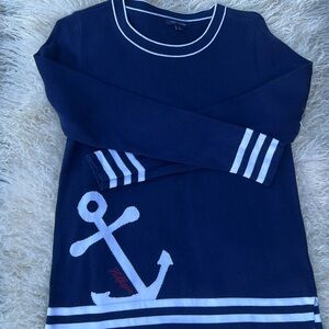 Tommy Hilfiger 100% Cotton Nautical Sweater Sailor